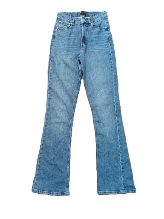 ASOS Denim - TALL ASOS Classic Women's High-Rise Flare Jeans in Light Blue 28 x 36